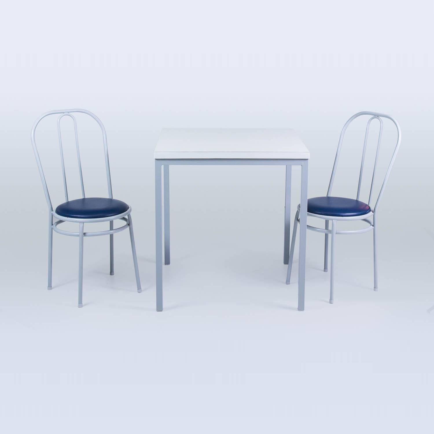 Conjunto 6 - Mesa para refeitório e cadeiras