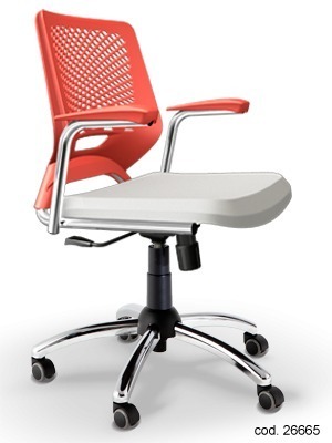 Cadeira Executiva Plaxmetal cromada