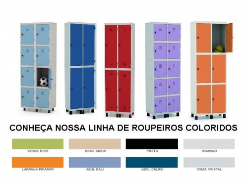 Roupeiros de aço linha EURO