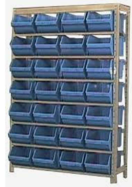 Estante caixa box 28
